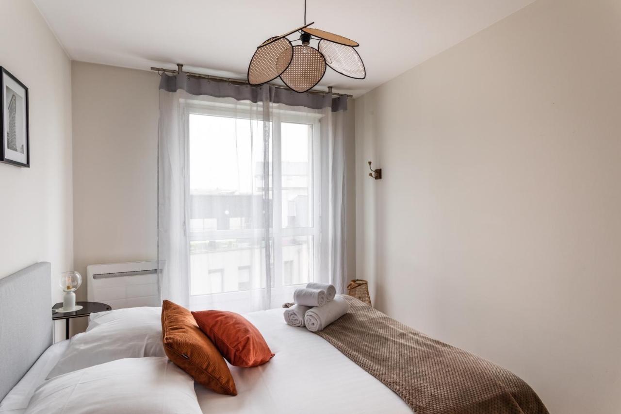 Le Vilona - T3 Moderne Avec Parking Prive Appartement Rennes Buitenkant foto
