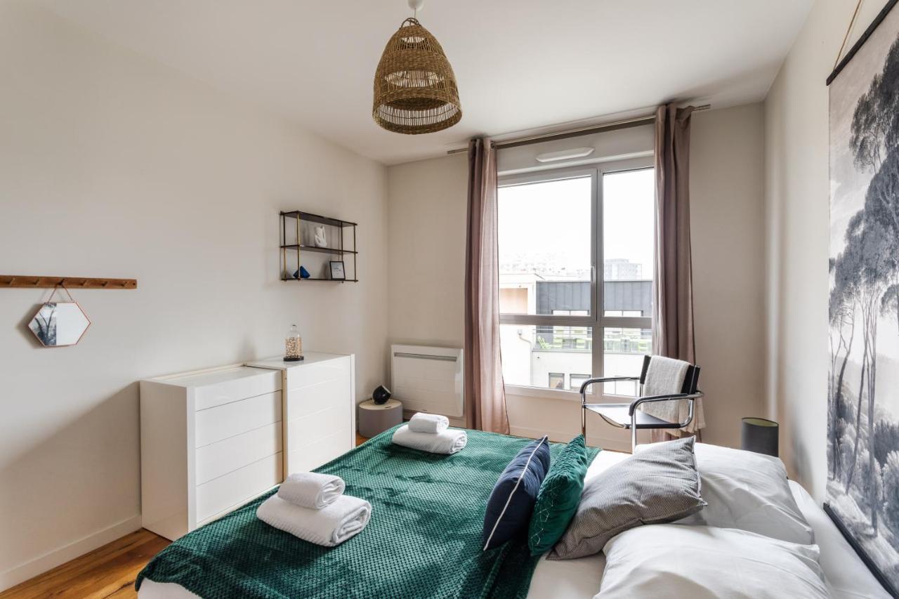 Le Vilona - T3 Moderne Avec Parking Prive Appartement Rennes Buitenkant foto